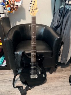 Black Electric Guitar