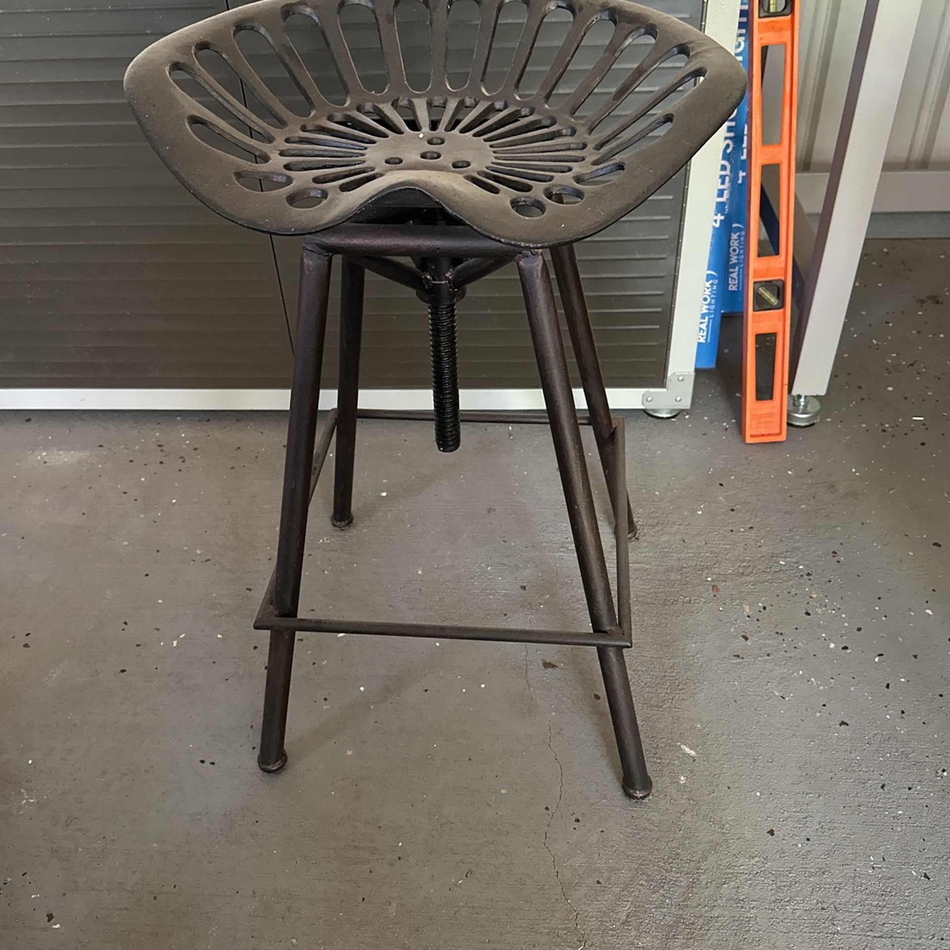 Set Of 5 Tractor Seat Barstools
