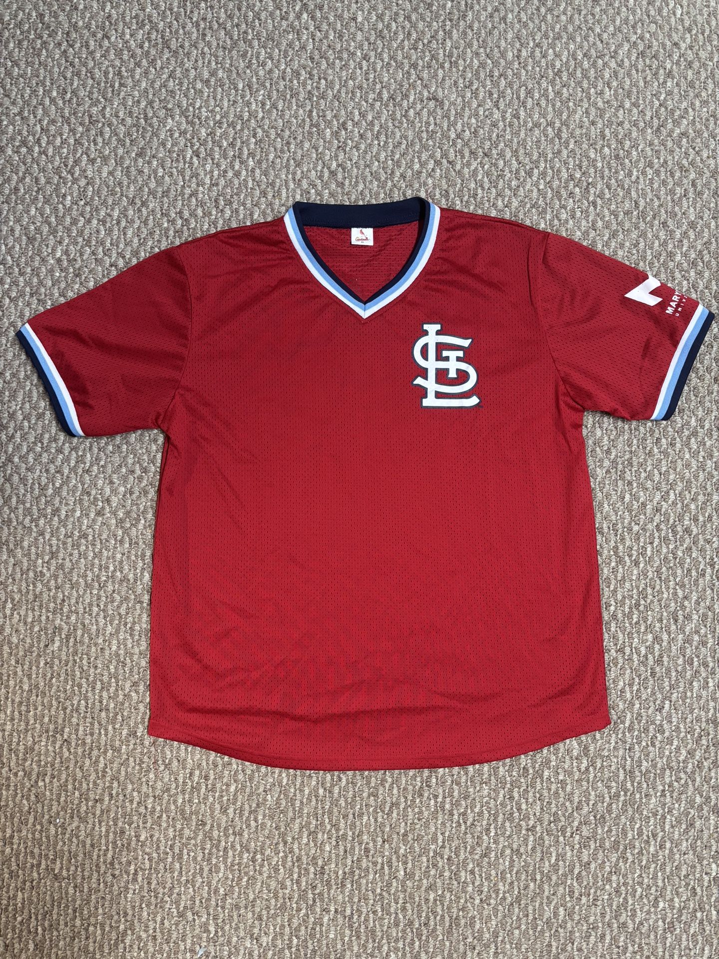 St. Louis Cardinals Mark McGwire Classic 90s Style Red Big Mac #25 MLB Jersey
