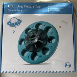 (new)NPET Dog Puzzle Toy Interactive Dog Toys for Small & Medium Dogs, Dog Enrichment Toys for Pet IQ Training & Mental Enrichment(Navy Blue, Level 1)