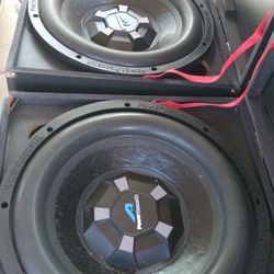 Power Acoustic 12"  One Works One Blown. But Only Need  One Because Using One Will Beats Extremely Hard. 