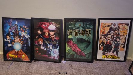 Framed anime posters !!