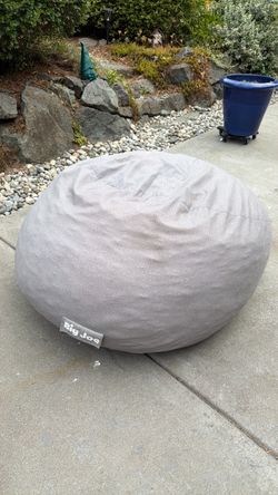 Big Joe foam bean bag chair