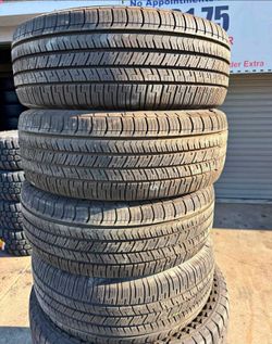255/65/18 Goodyear vendo un set de llantas usadas excelente condiciones de vida las 4 ✅🤩I am selling a set of used tires, all 4 in excellent living c