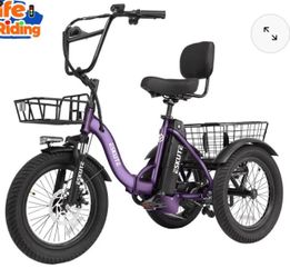 Eskute electric tricycle foldable electric bicycle