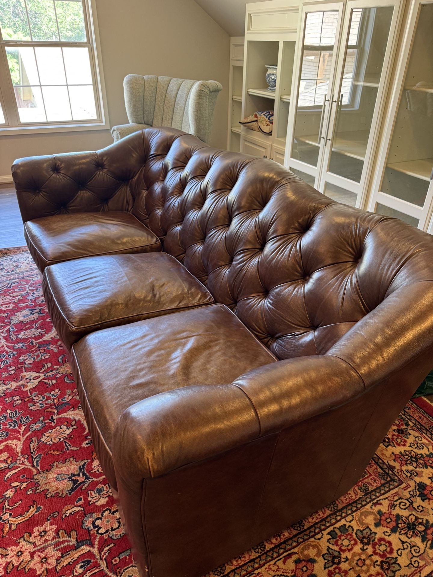 leather couch