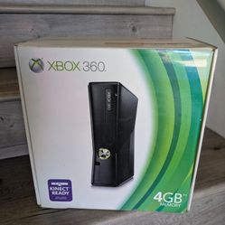 X Box 360 Console,  Controllers, Cables 