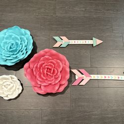 Five Piece Girl Wall Decor