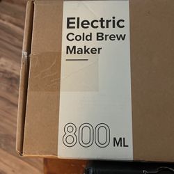 Electric Cold Brew Maker/ Electric Coffee Grinder Price Is For Both PLEASE READ BELOW 