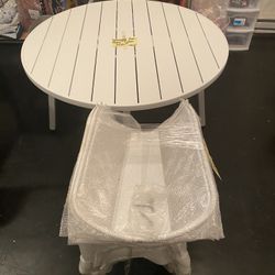 White Table With Chairs