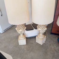 Vintage Pineapple Lamps