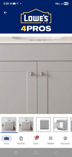 30 inch Vanity NO top