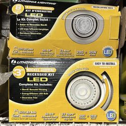LITHONIA LIGHTING NICKEL GIMBAL RECESSED KIT LED 3" 280-35W & 300-35W