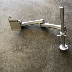 computer monitor desk clamp on stand