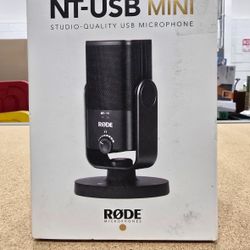 Rode NT-USB Mini compact USB Microphone 