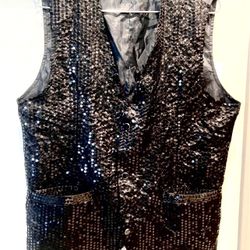Cool Sequin Men's Vest ~ Lars Amadeus