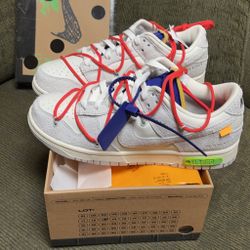 LOT: 13of50 Summer Off White Dunks