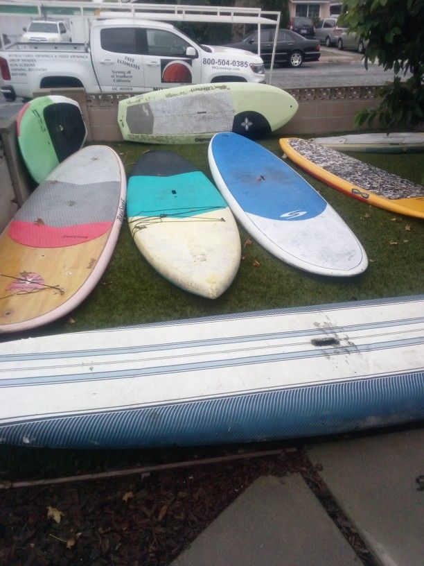 6 USED PADDLE BOARDS 80% OFF