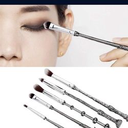 Wizard Wand Makeup Brushes 5 Pcs Set Harry Potter 