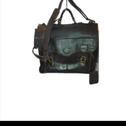 Santa Fe Airline Int.'l Dilana Leather Satchel