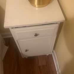 White Stanley Dresser And White Night Table