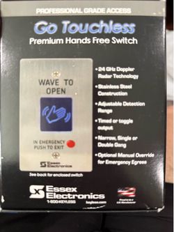 Essex electronics hand free switch