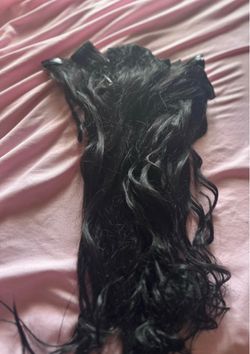 Hair clip extensions
