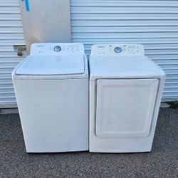 SAMSUNG SET  WASHER AND  ELECTRIC DRYER