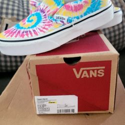 Tie Dye Vans Brand New Kids Size 12