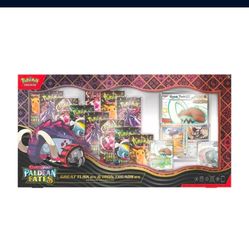 Pokemon TCG PALDEAN FATES Great Tusk Iron Treads Ex Premium Collection
