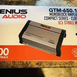 New Genius Audio 1500w Max Power Monoblock Car Bass Amplifier  $150 Each 