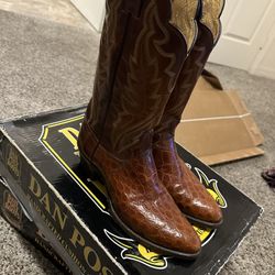 Men’s Dan Post Alligator Boots 10 1/2