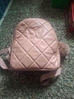 Pink mini backpack