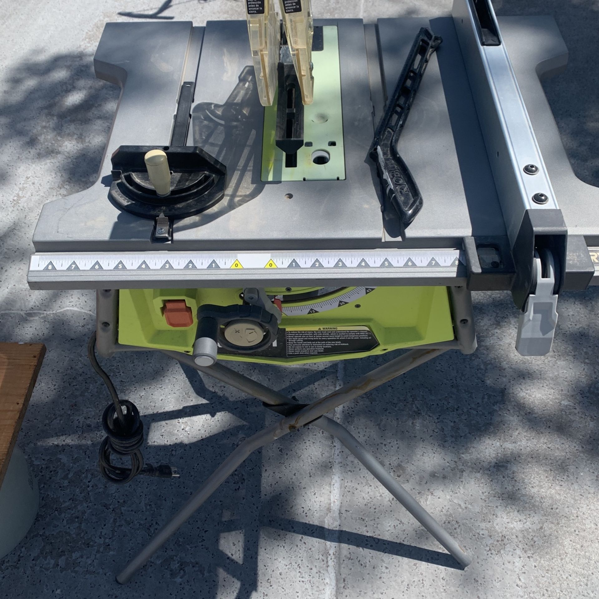 Ryobi 10 Inch Table