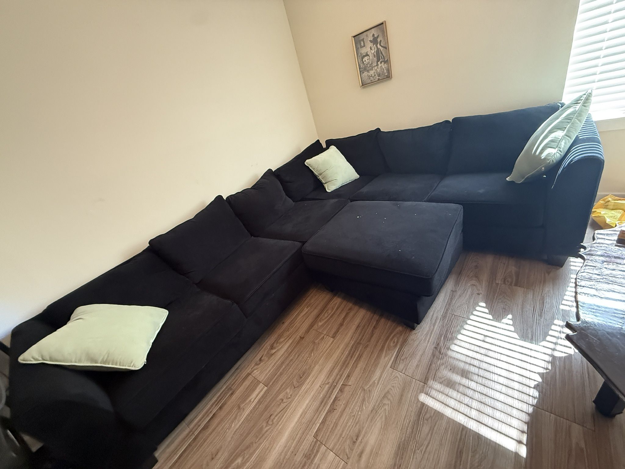 L shaped sofa