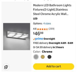 LED bathroom Lights 