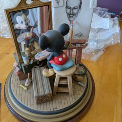 Mickey Porcelain Statue 