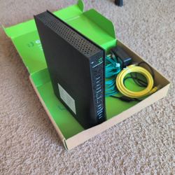 Modem With Cables 