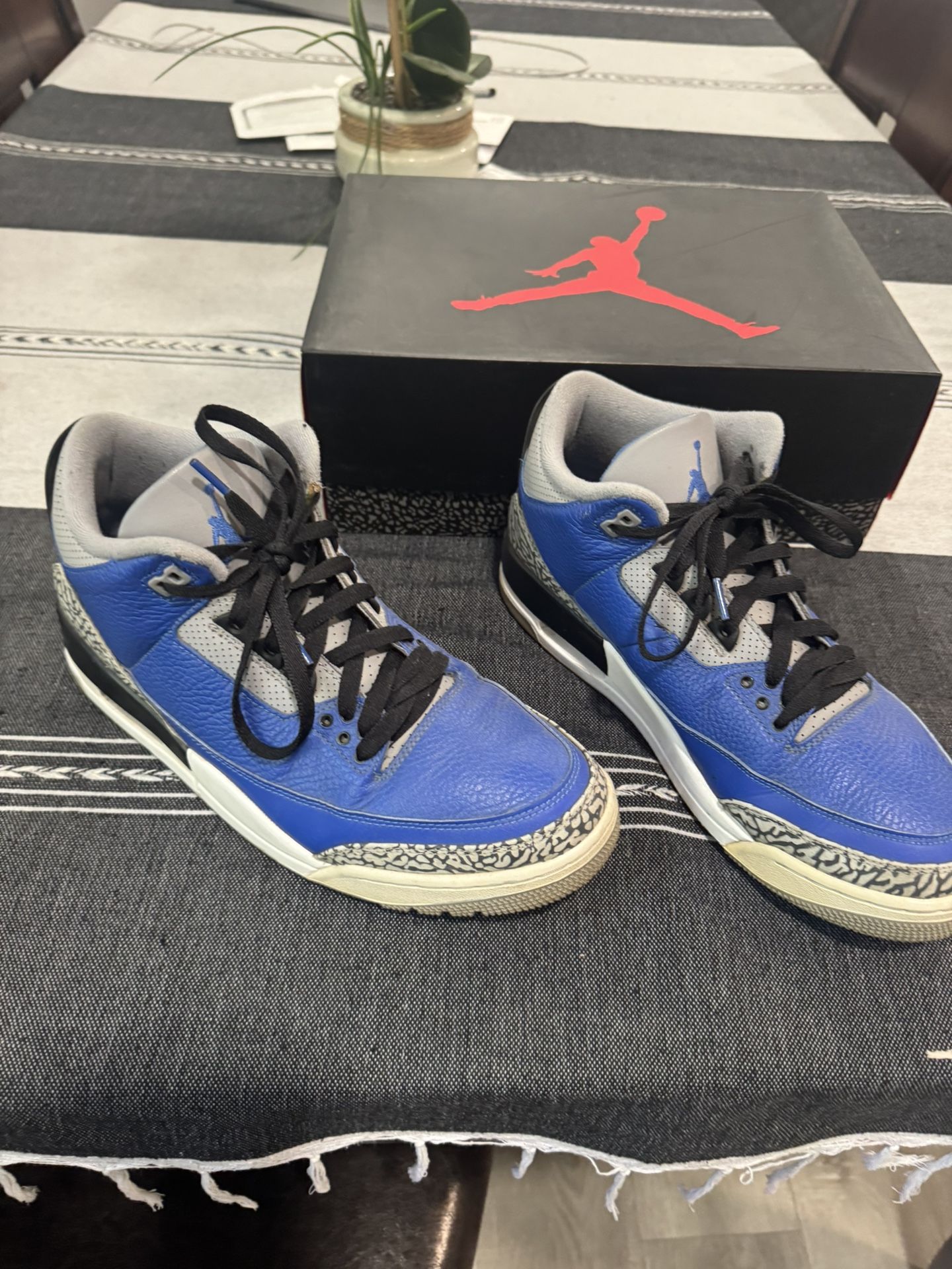 Jordan 3 Retro Royal Cements Size 12