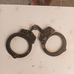 Knights Of Columbus Antique Handcuffs 