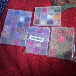 Press on nails. and toe nails