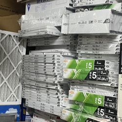 Air Filters Assortment Prices Vary
