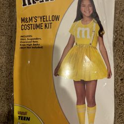 Teen XL Yellow M&M Costume 