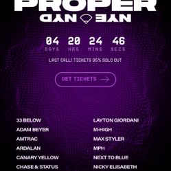 (2) Two Day Tickets To CRSSD Proper NYE