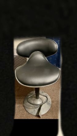 Black barstool chair