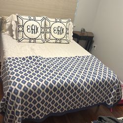 “Purple” Queen Bed With Frame and Mattress For Sale
