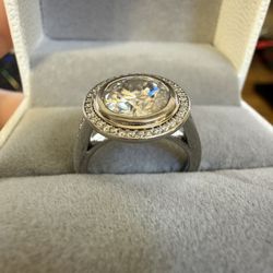 Moissanite Vintage Engagement Ring