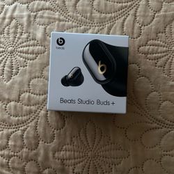 Beats Studio Buds + True Wireless Bluetooth Noise Cancelling Earbuds - Black/Gold