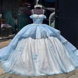 15/16 Corseted Quinceañera Dress, vestido