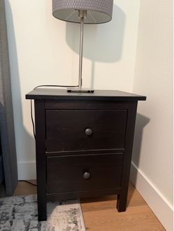 2 Black nightstand